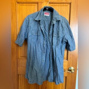 Wrangler Light Blue Denim Shirt